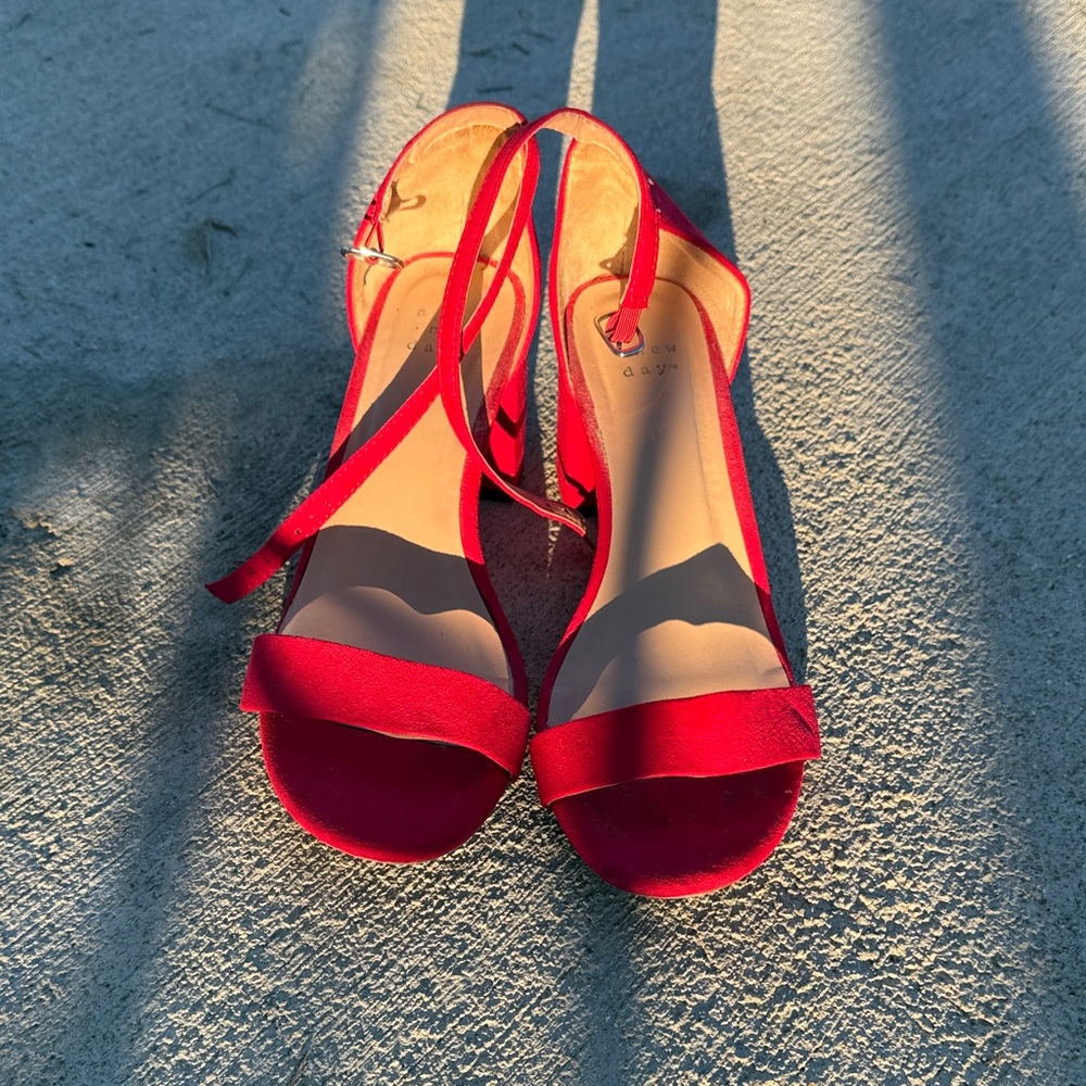 a new day Vibrant Red Women's Sandals